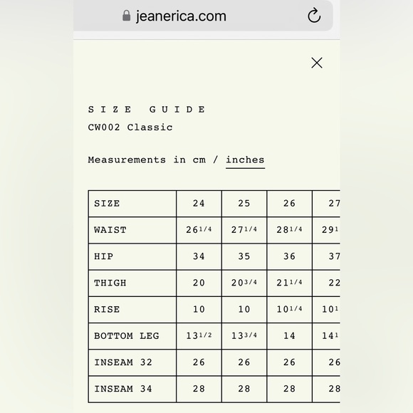 Jeanerica, Jeans & Co Classic Vintage 82 Size 24/32 - Picture 15 of 15